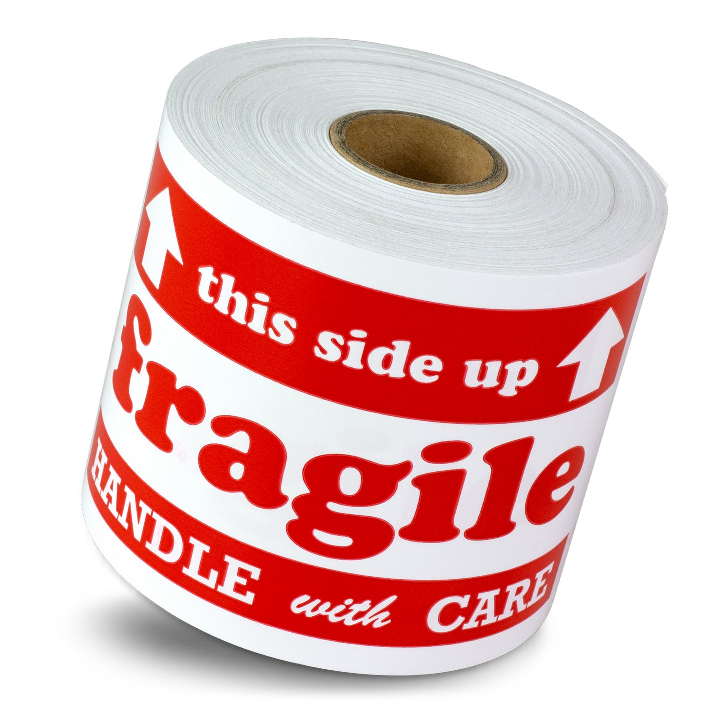 5 x 3in Stickers: Fragile, This Side Up Arrows, Handle with Care Shipping Labels