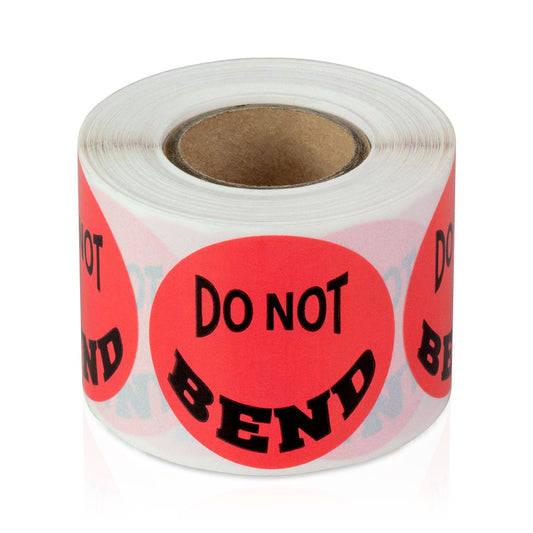 1.5in Stickers: Do Not Bend Shipping Labels