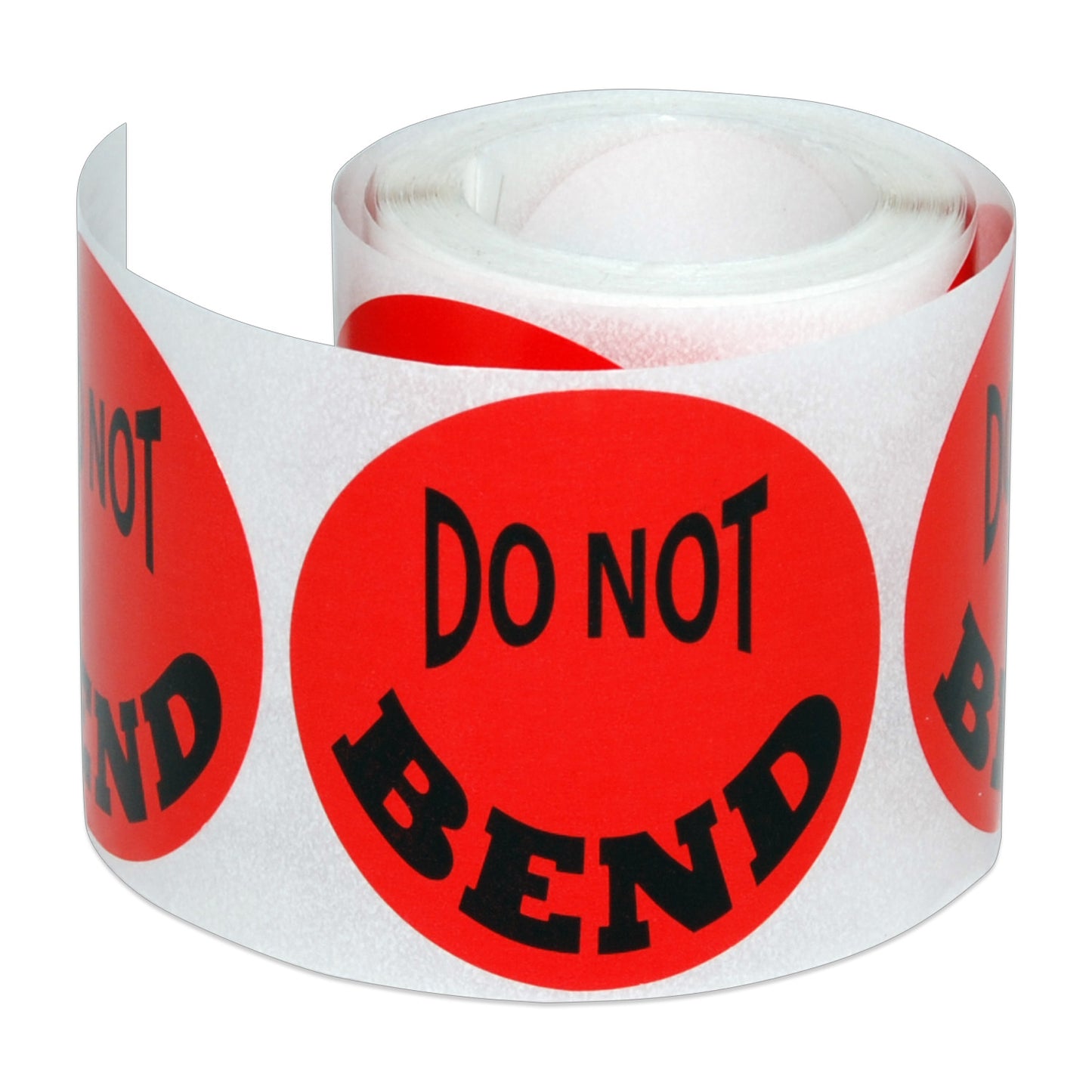 1.5in Stickers: Do Not Bend Shipping Labels