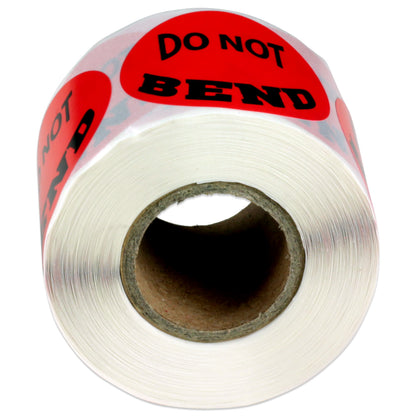 1.5in Stickers: Do Not Bend Shipping Labels