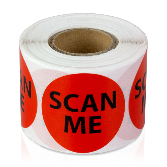 1.5in Stickers: Please Scan Me Shipping Labels