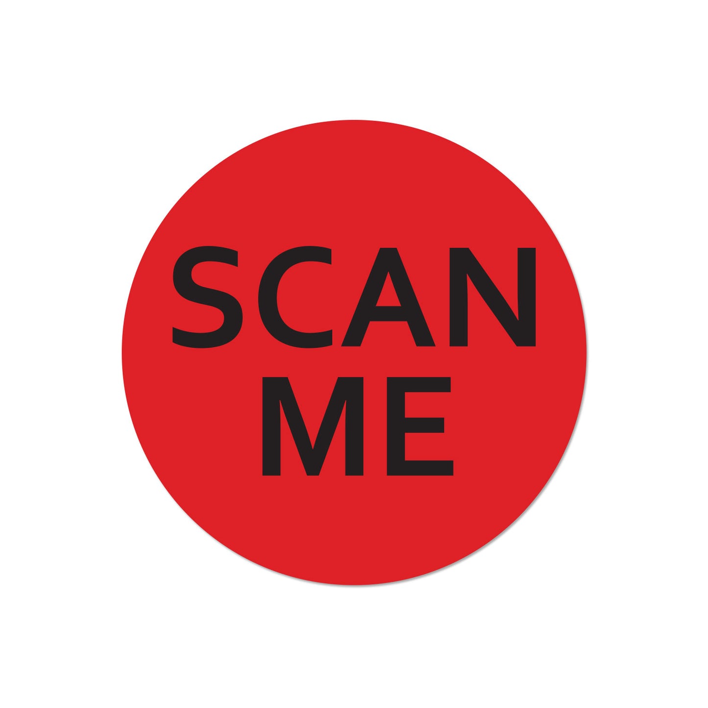 1.5in Stickers: Please Scan Me Shipping Labels