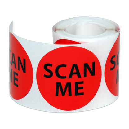 1.5in Stickers: Please Scan Me Shipping Labels
