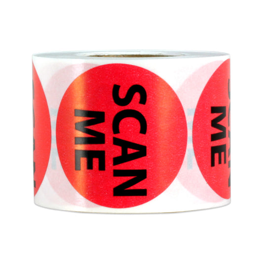1.5in Stickers: Please Scan Me Shipping Labels