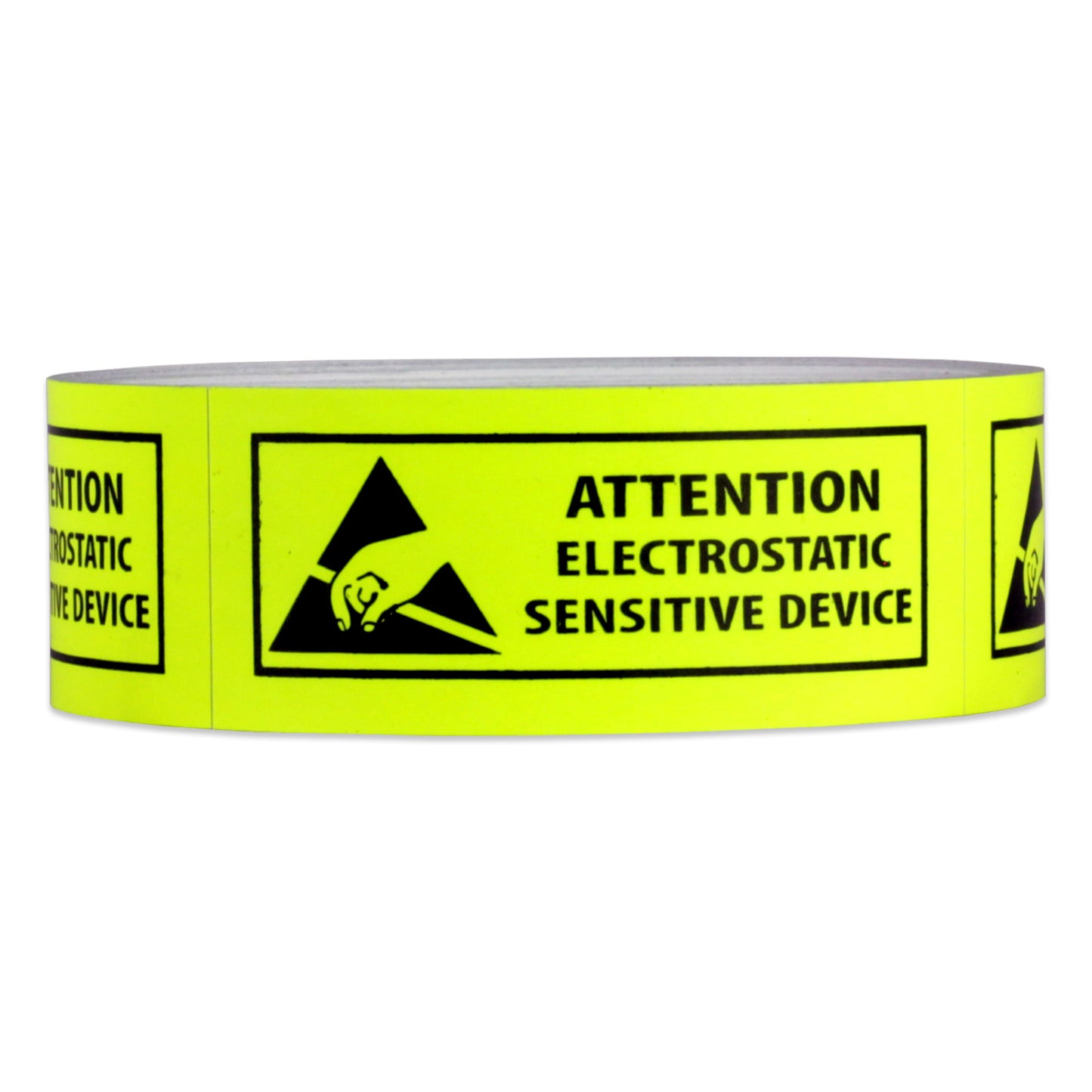 2.5 x 1in Stickers: Electrostatic Sensitive Devices Warning Labels