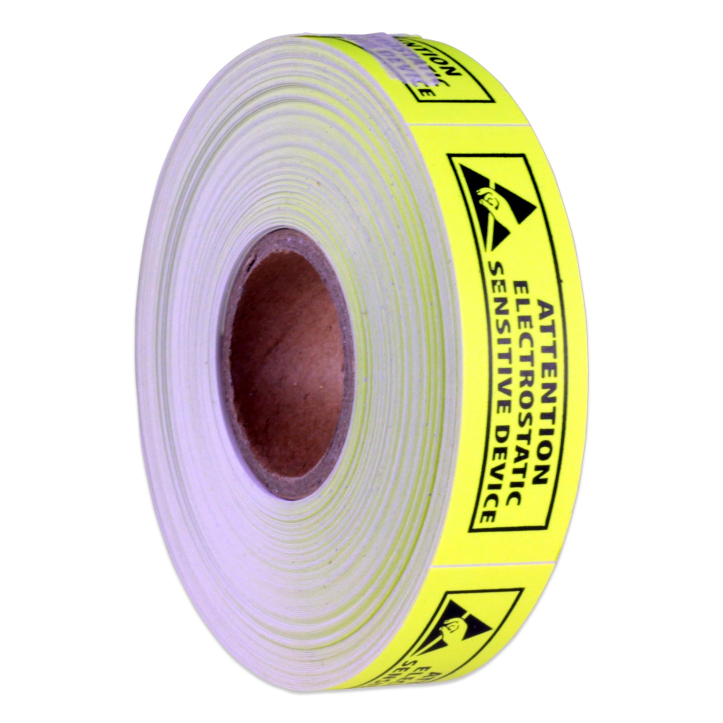 2 x 0.625in Stickers: Electrostatic Sensitive Devices Warning Labels