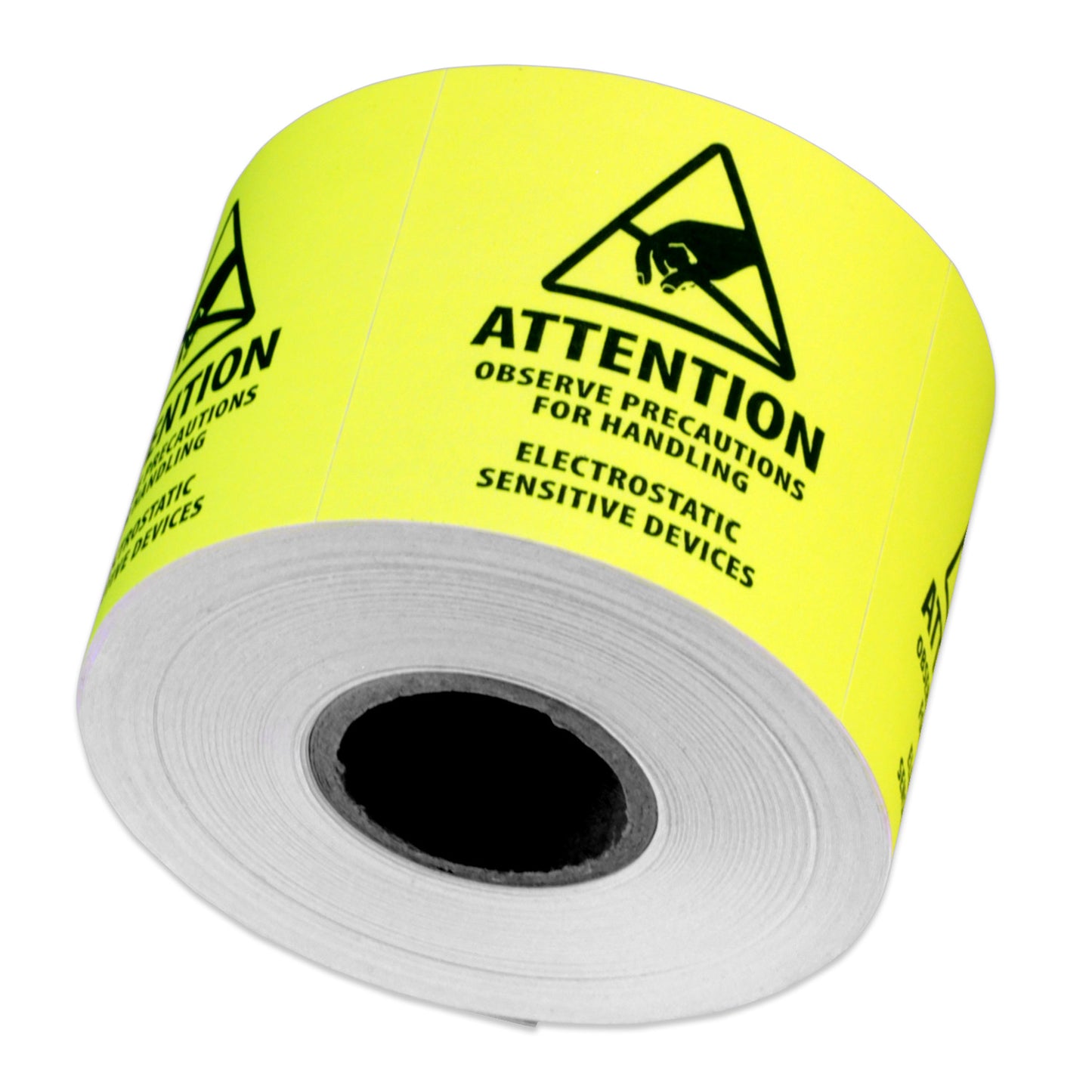 2 x 2in Stickers: Electrostatic Sensitive Devices Warning Label Roll