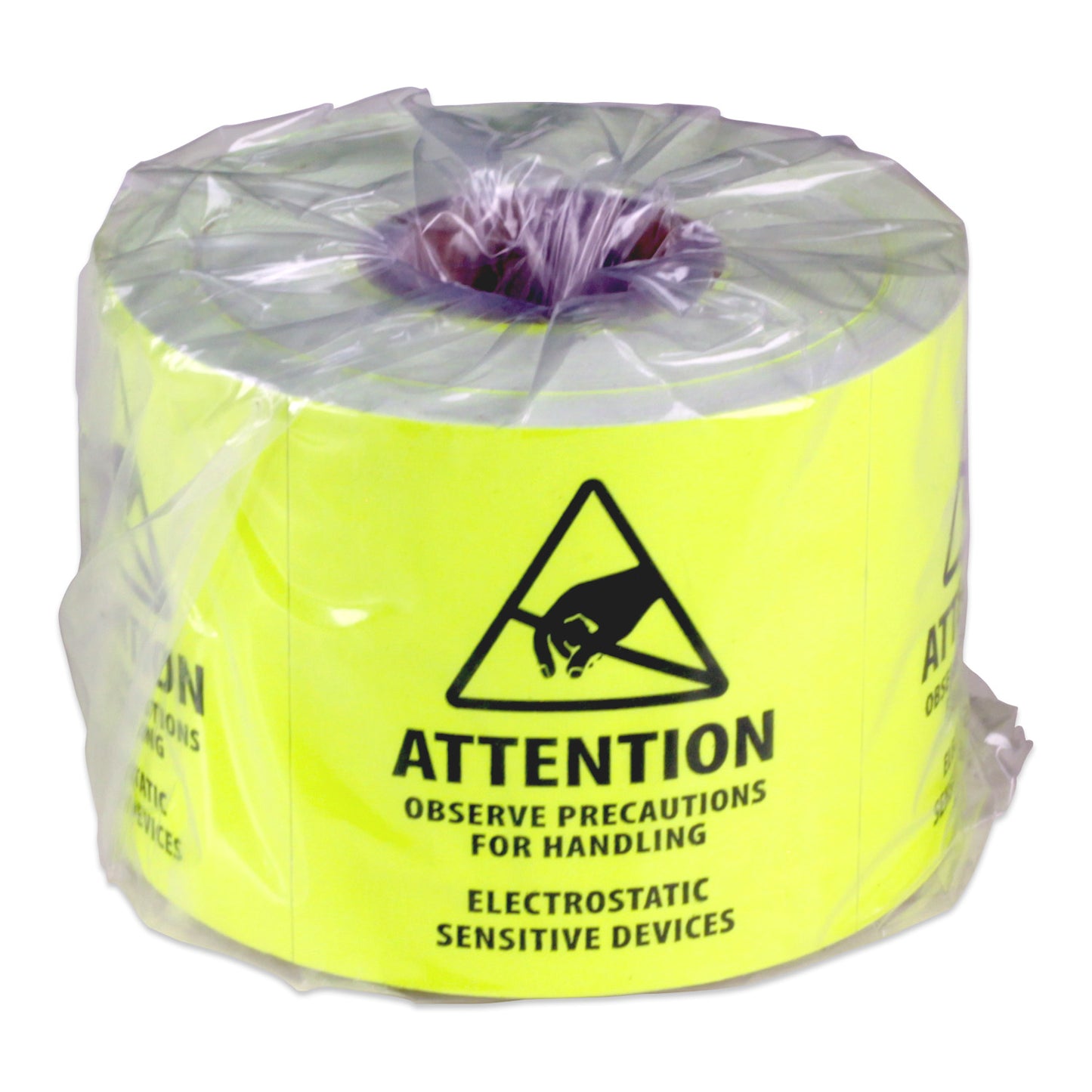 2 x 2in Stickers: Electrostatic Sensitive Devices Warning Label Roll