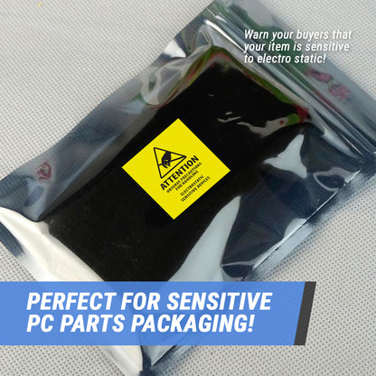 2 x 2in Stickers: Electrostatic Sensitive Devices Warning Label Roll
