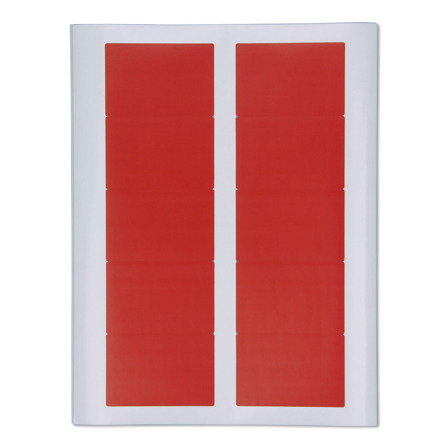 3 x 2in Red Label (Sheet)