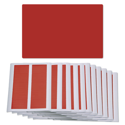 3 x 2in Red Label (Sheet)