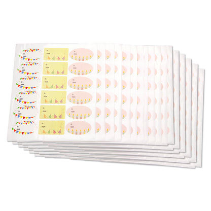 2.5 x 1.5in Stickers: Birthday Gift Tag Labels 3 Designs
