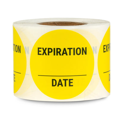 1.5 inch Expiration Date Food Storage Labels with Write-In Area (Roll)