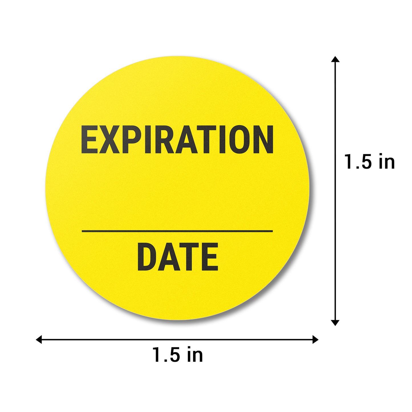 1.5 inch Expiration Date Food Storage Labels with Write-In Area (Roll)
