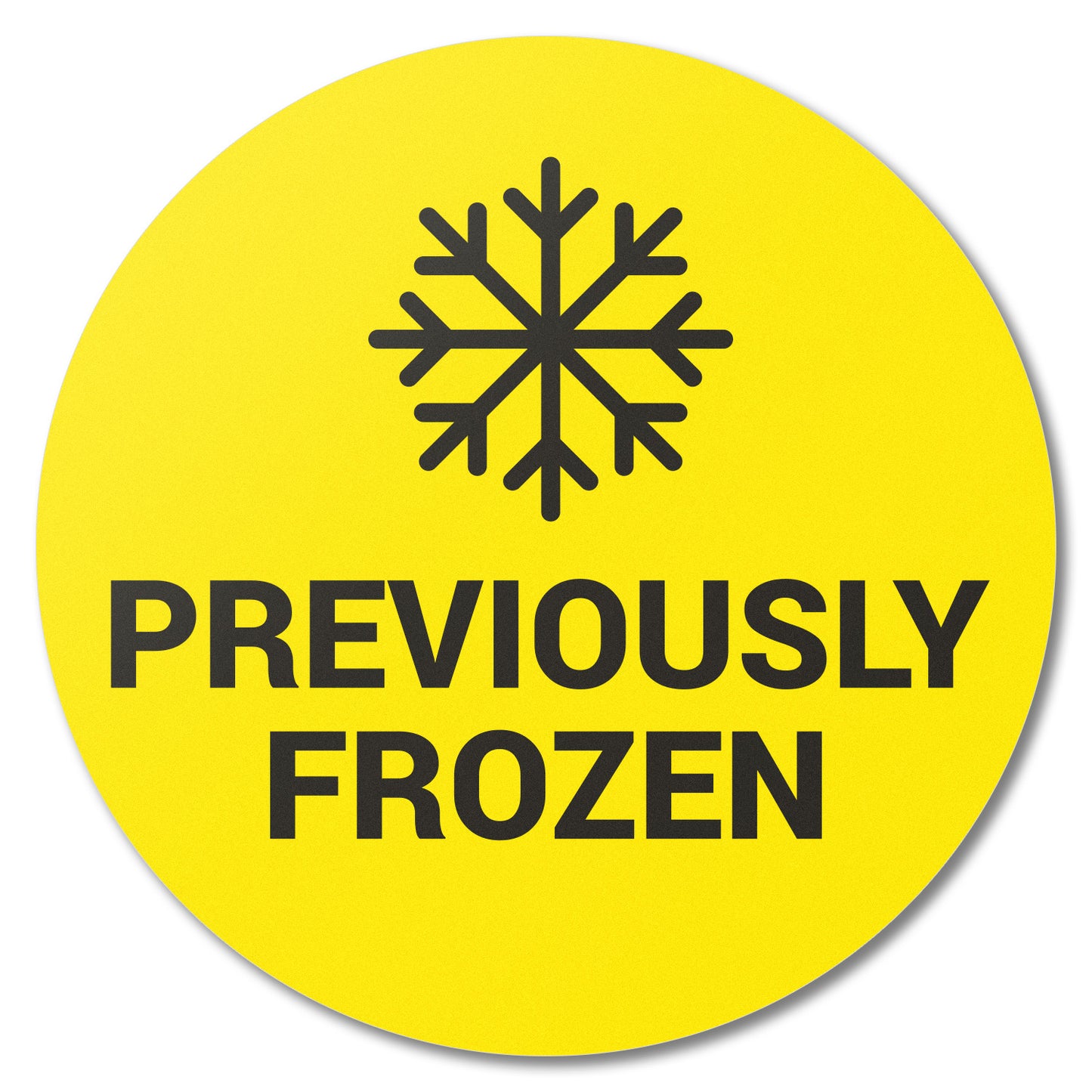 1.5 inch Previously Frozen Food Storage Labels (Roll)