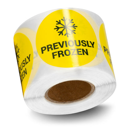 1.5 inch Previously Frozen Food Storage Labels (Roll)