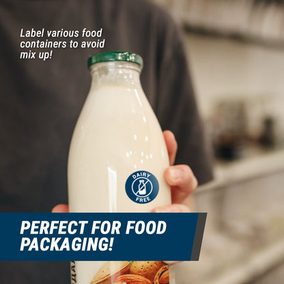 1.5 inch Dairy Free Food Labels (Roll)