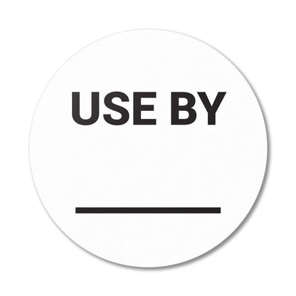 1.5 inch Use By Food Storage Labels with Write-In Area (Roll)