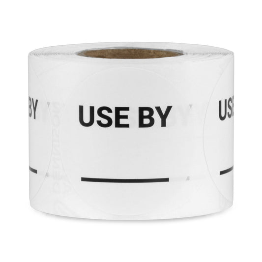 1.5in Stickers: Use By Food Storage Labels with Write-In Area