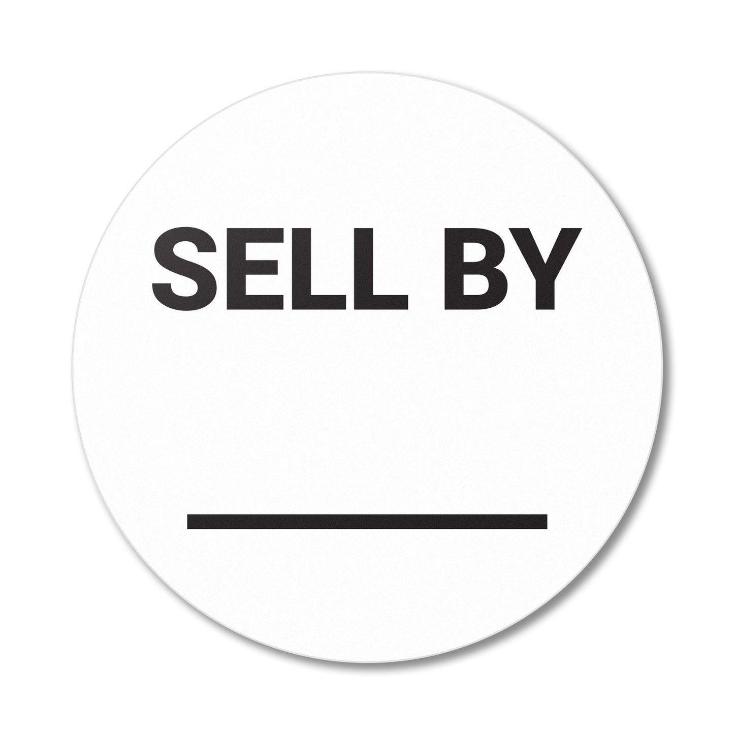 1.5 inch Sell By Food Storage Labels with Write-In Area (Roll)