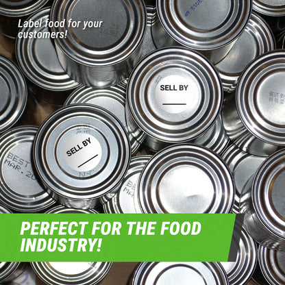 1.5 inch Sell By Food Storage Labels with Write-In Area (Roll)