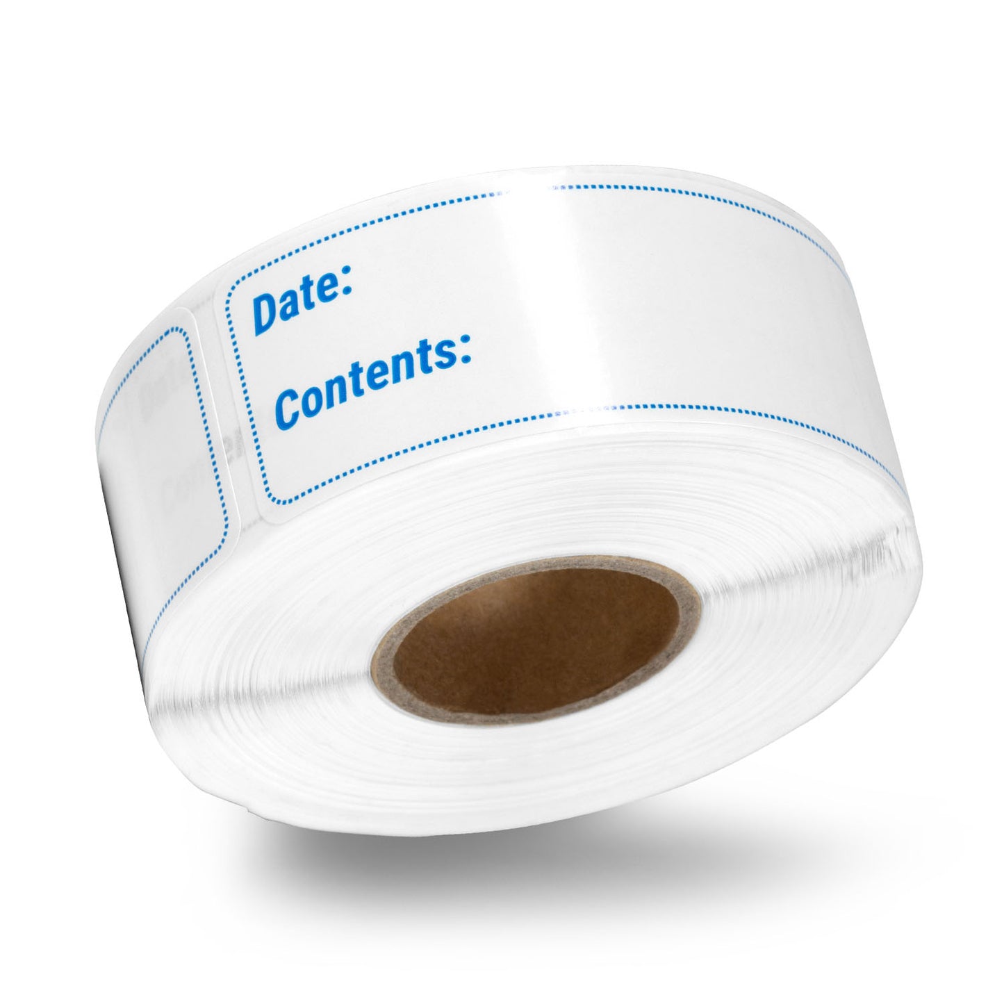 3 x 1 inch Date and Contents Food Storage Labels (Blue)
