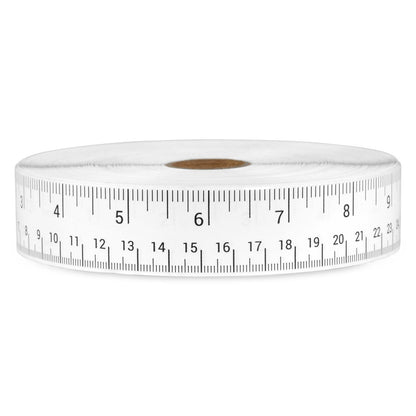 12 x 1in Stickers: Ruler Labels 12 Inches per Sticker (White)