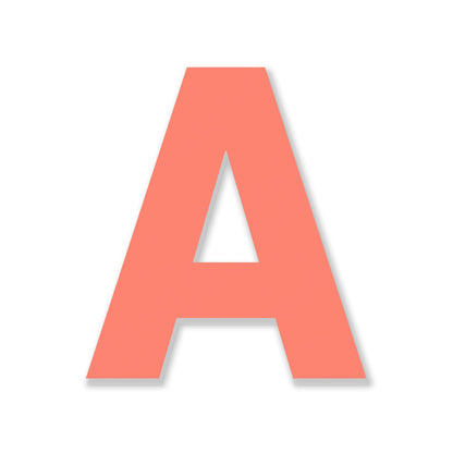 0.8 inch Alphabet Letters Colored Stickers A to Z (Sheets)