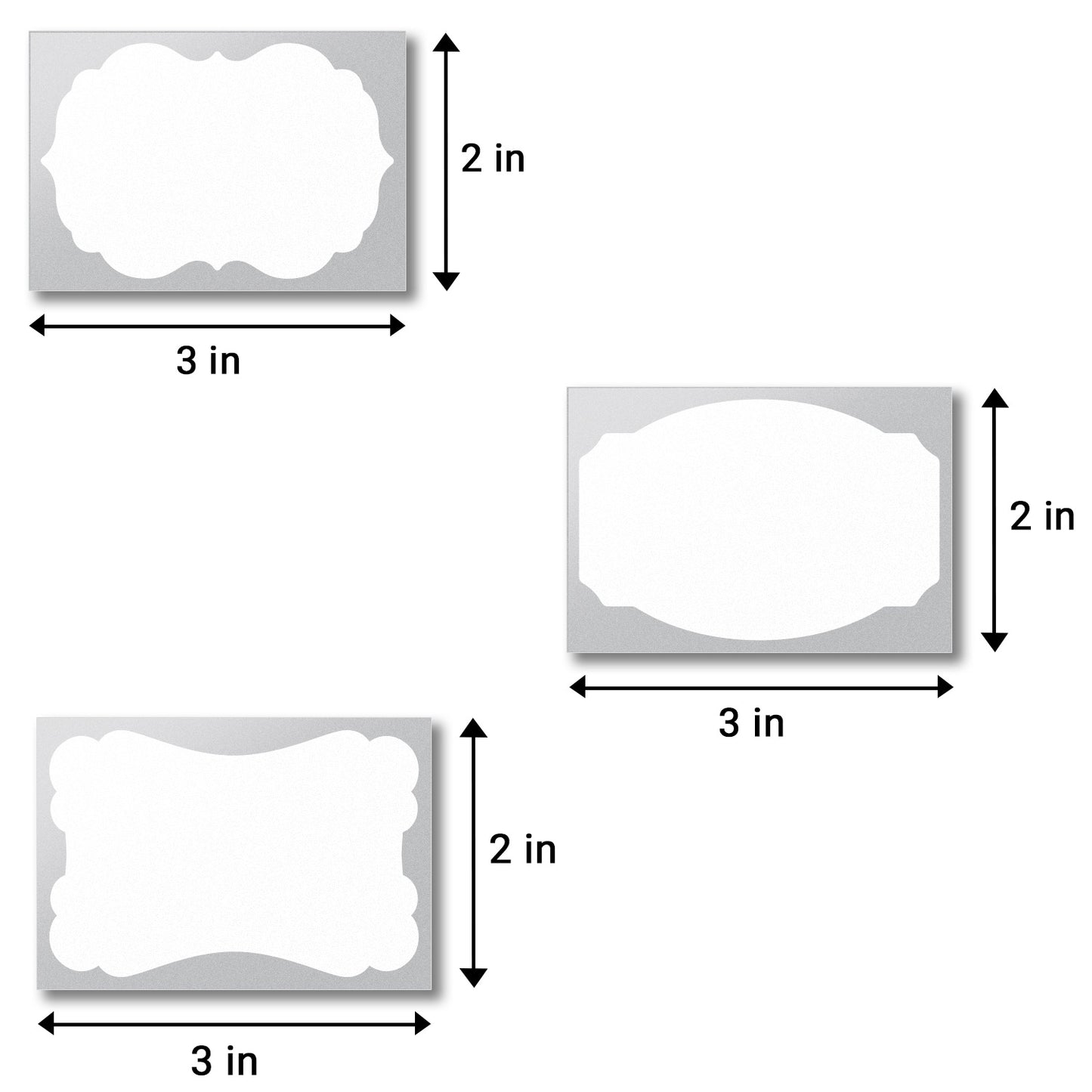 3 x 2in Stickers: Christmas and Birthday Gift Tag Retail Labels
