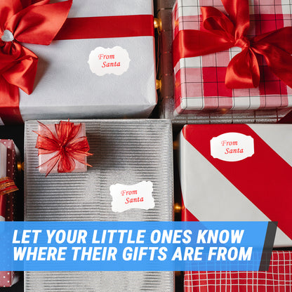 3 x 2in Stickers: Christmas and Birthday Gift Tag Retail Labels