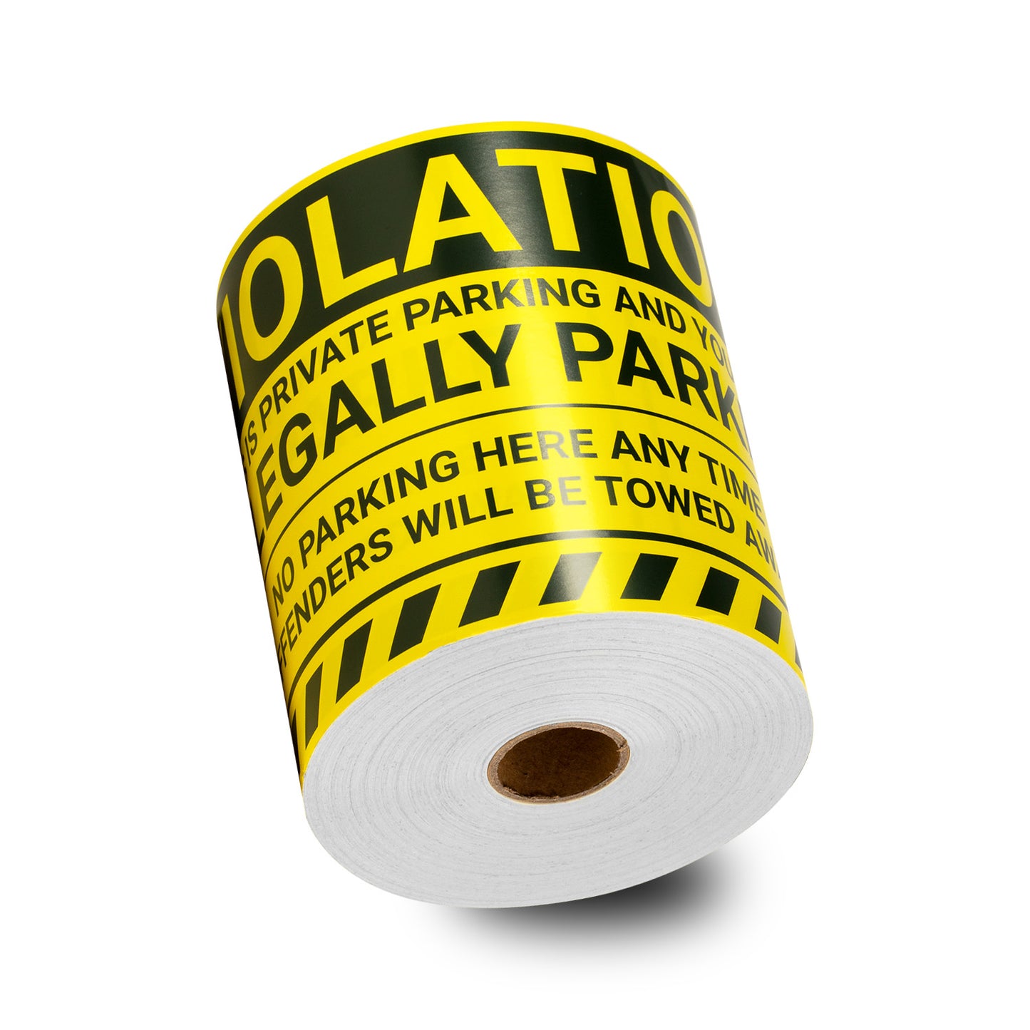 8 x 5in Stickers: You Are Illegally Parked Parking Violation Labels