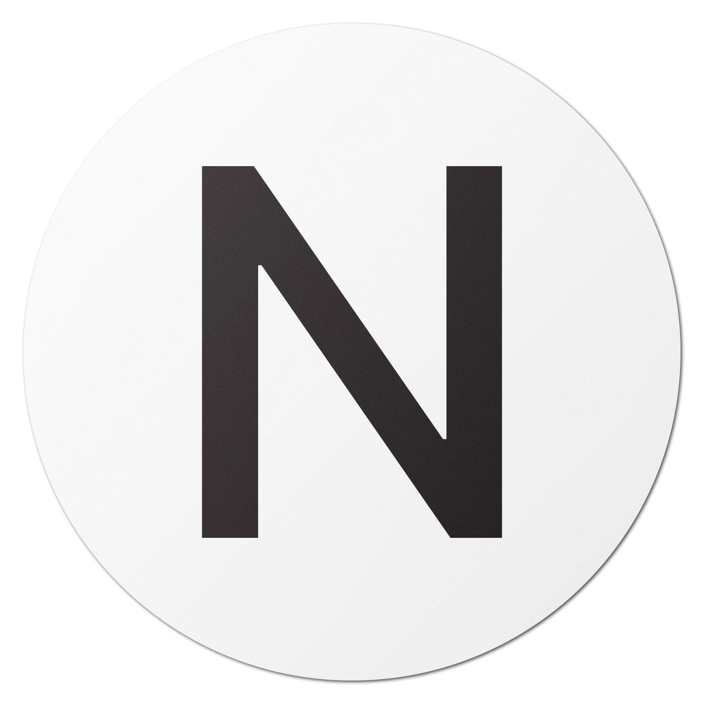 1.5 inch Alphabet Letter N Sticker (Sheets)