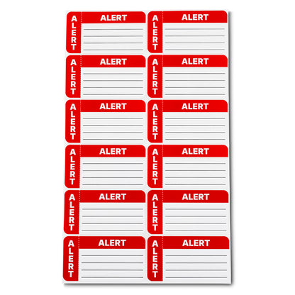 3.5 x 1.75in Stickers: Medical Alert Patient File Folder Labels