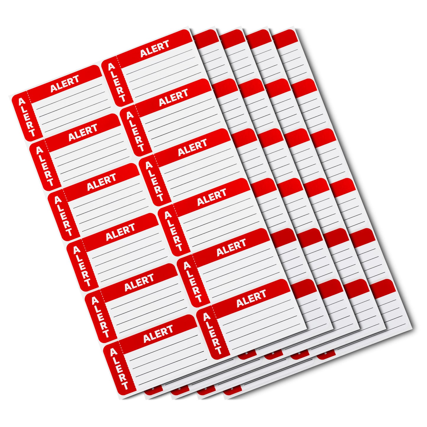 3.5 x 1.75in Stickers: Medical Alert Patient File Folder Labels
