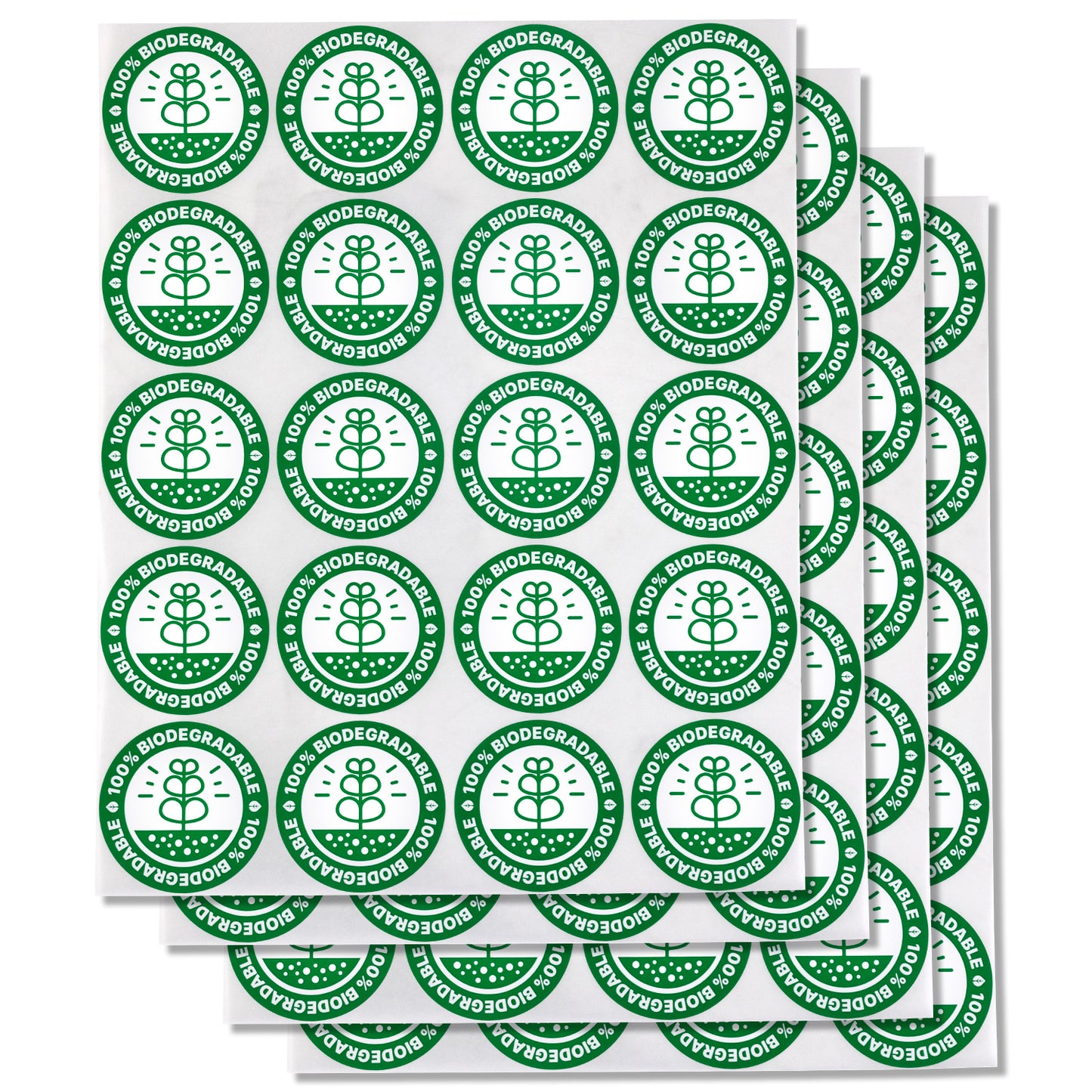 2in Stickers: 100% Biodegradable Food, Medical, and Retail Labels