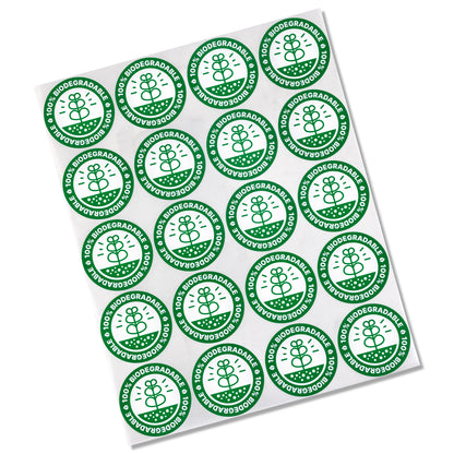 2in Stickers: 100% Biodegradable Food, Medical, and Retail Labels