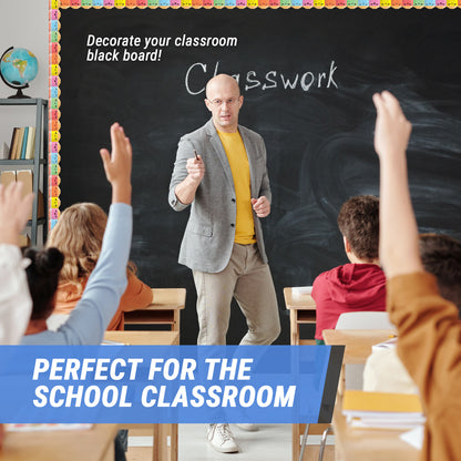 2.25 x 130ft Stickers: Classroom Bulletin Border Labels for Teachers