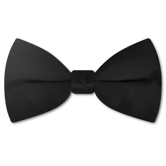 4.9 x 2.6in Stickers: Black Bow-Tie Labels for Office and Retail Use