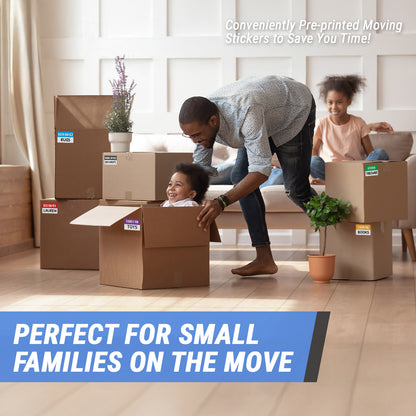 3 x 2in Moving Labels for 2 to 3 Bedroom Homes (Sheet)