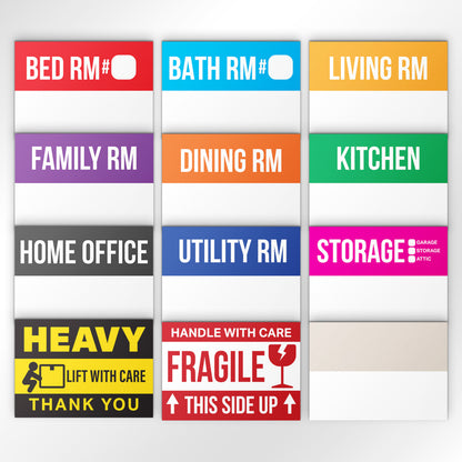 3 x 2in Moving Labels for 3 to 5 Bedroom Homes (Sheet)