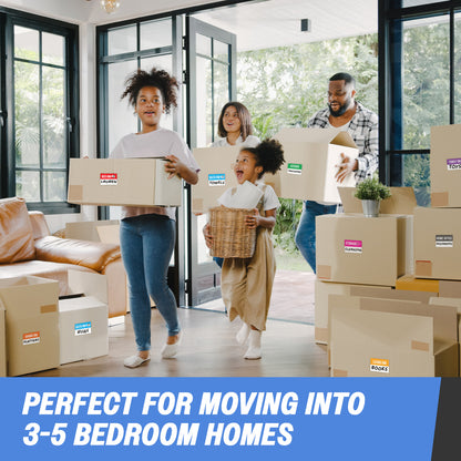 3 x 2in Moving Labels for 3 to 5 Bedroom Homes (Sheet)