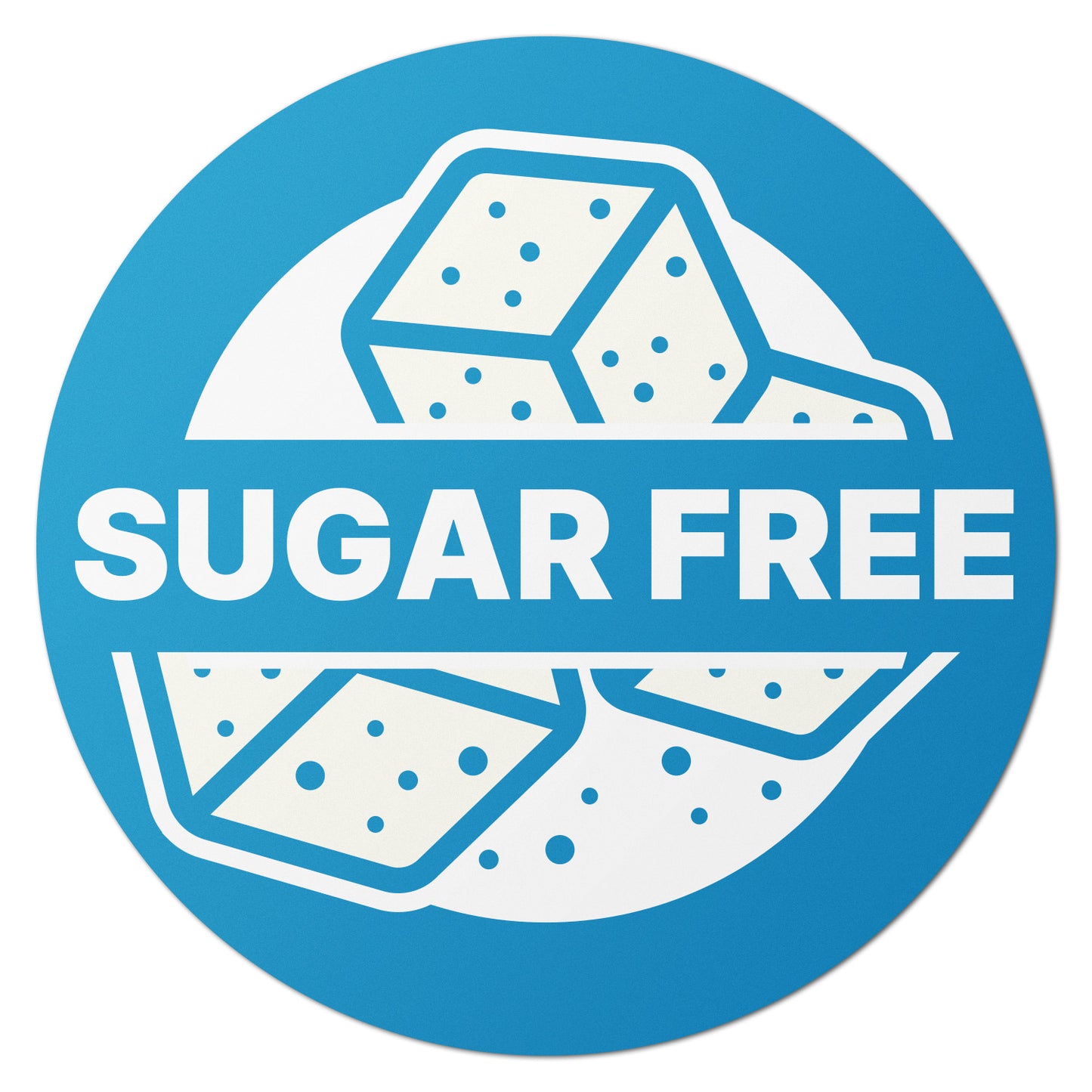 1.5 inch Sugar Free Food Labels (300 Count)