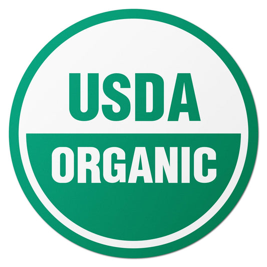 1.5in Stickers: USDA Organic Food Labels