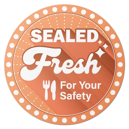 1.5 inch Sealed Fresh Food Labels (300 Count)