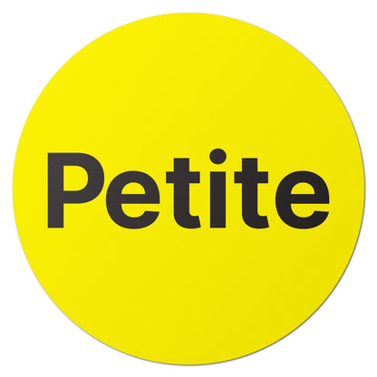 1.5in Stickers: Petite Shoe & Clothing Size Labels