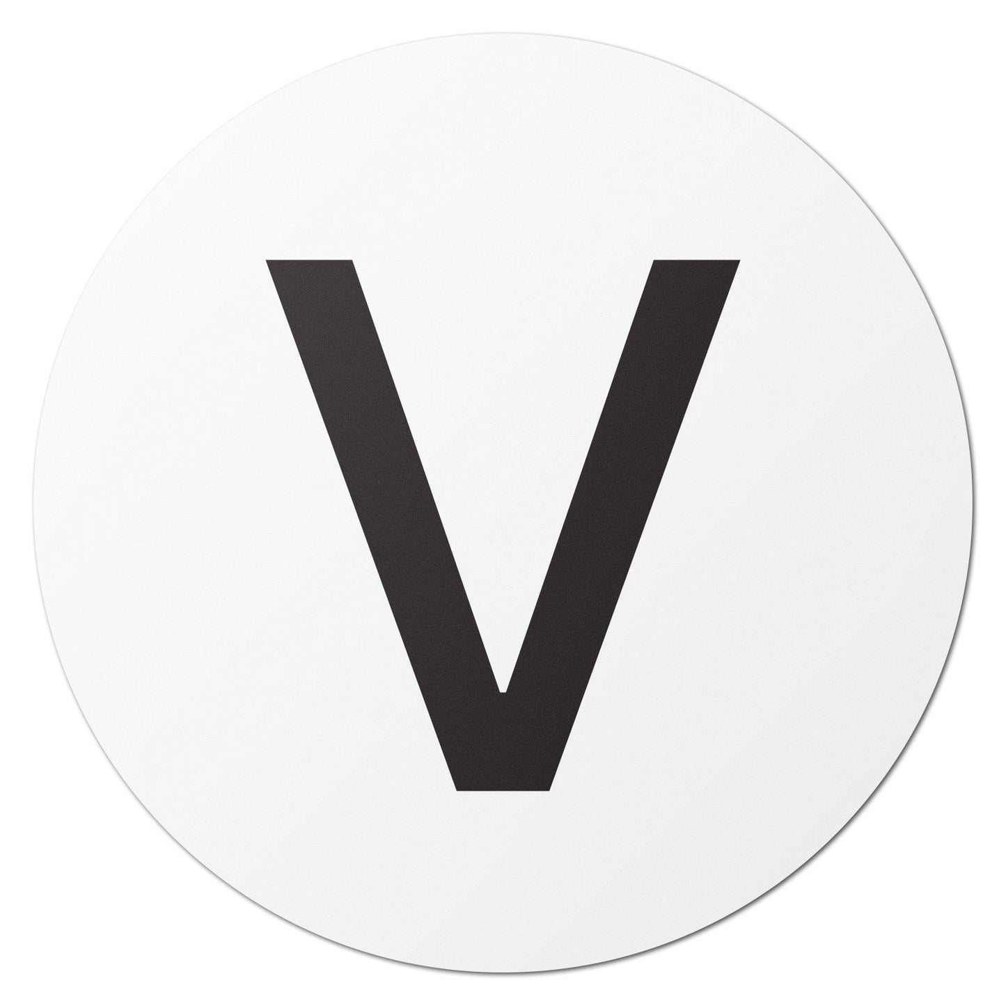 1 inch Alphabet Letter V Sticker (Sheets)