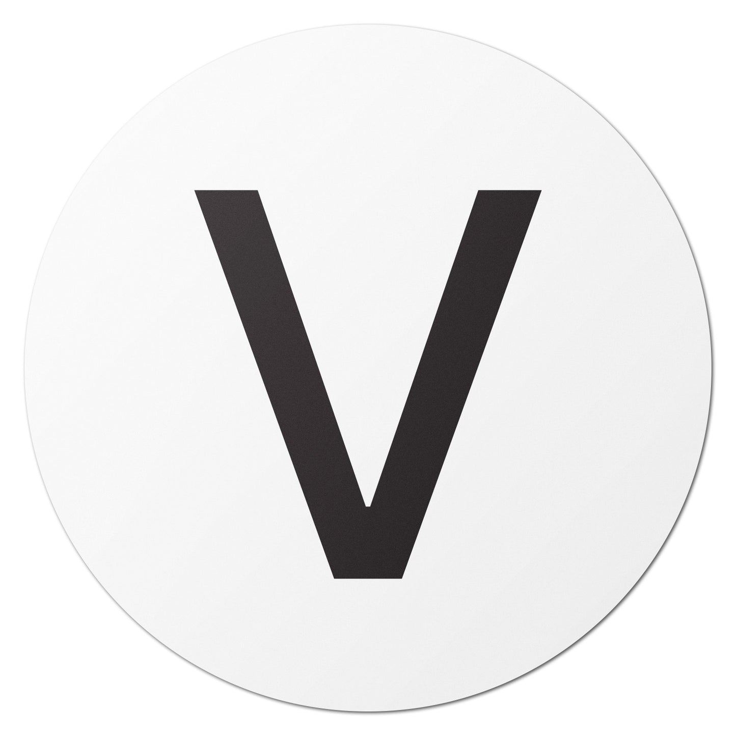 1 inch Alphabet Letter V Sticker (Sheets)