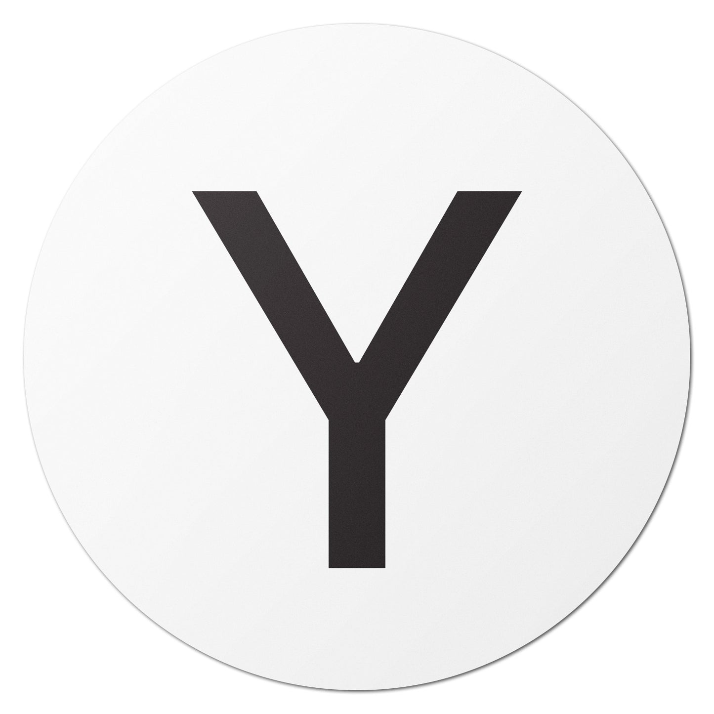 1 inch Alphabet Letter Y Sticker (Sheets)