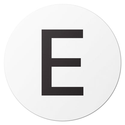 1.5 inch Alphabet Letter E Sticker (Sheets)