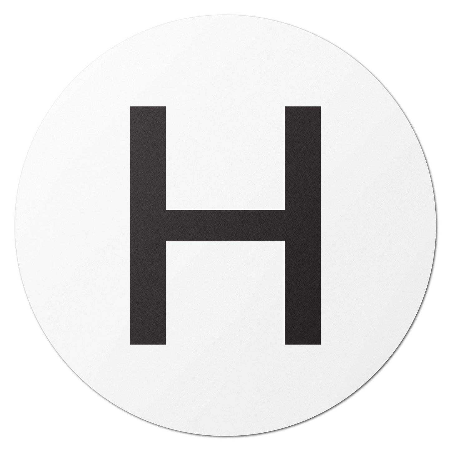 1.5 inch Alphabet Letter H Sticker (Sheets)